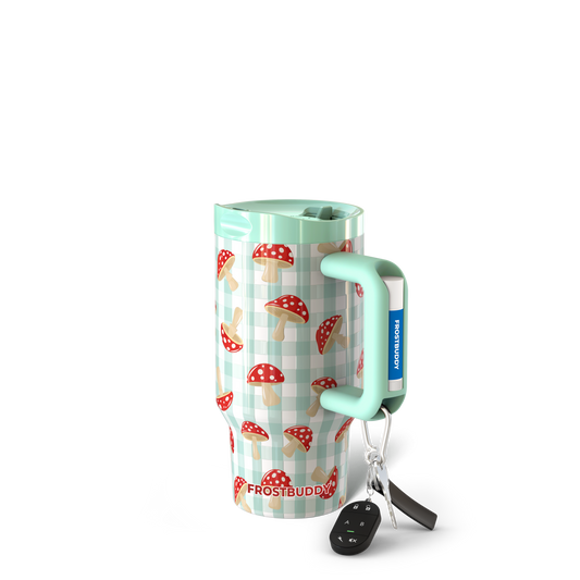 Mug Buddy 16oz | Gingham Mushroom